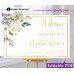 Ivory Roses Bridal Shower Welcome sign,Bridal Shower welcome sign,(123)